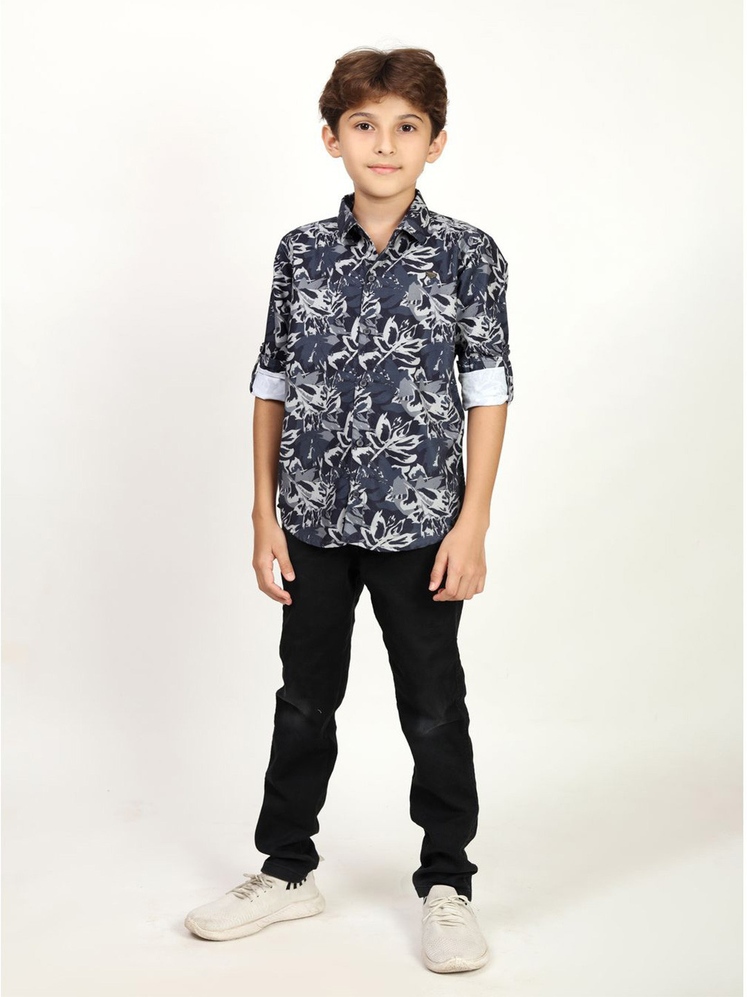 BEARSOUL Boys Printed Casual Shirt