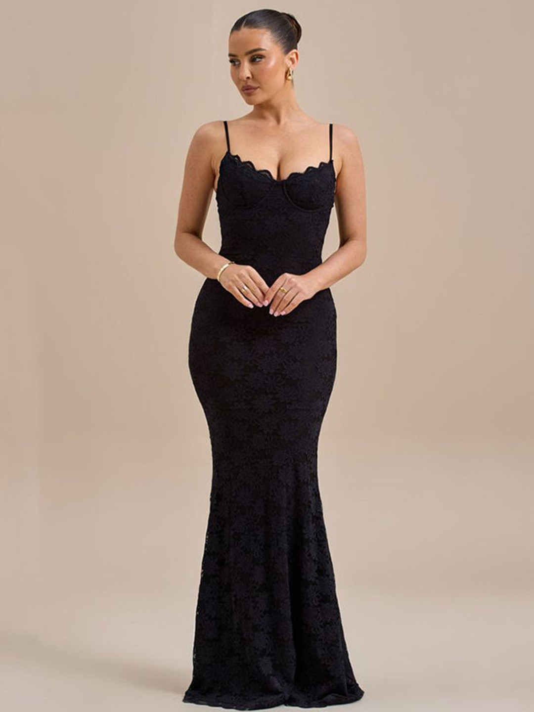 StyleCast x Revolte Women Floral Maxi Party Dress