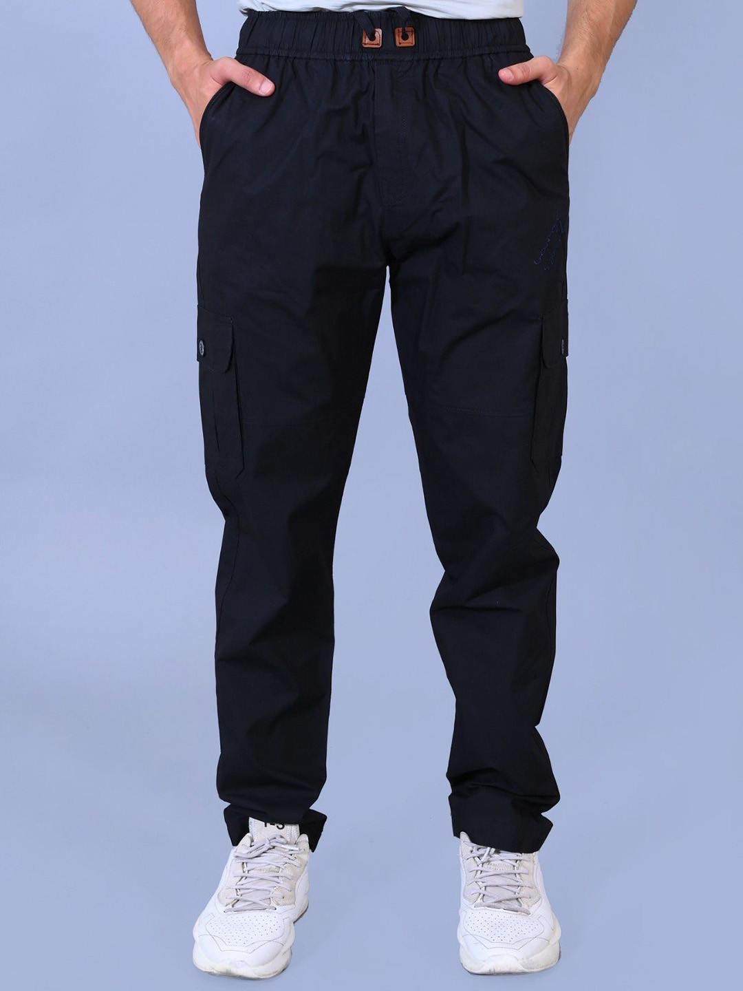 Cargo Sports Men Relaxed Cotton Cargos Trousers