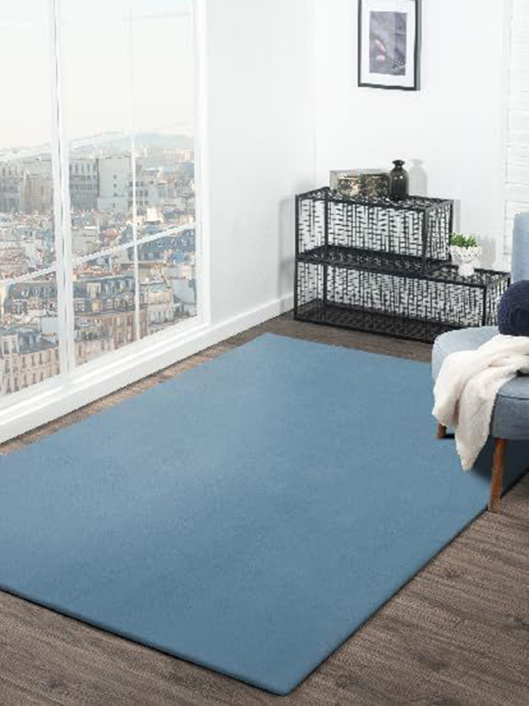 Black gold Blue Anti-Skid Cotton Carpet