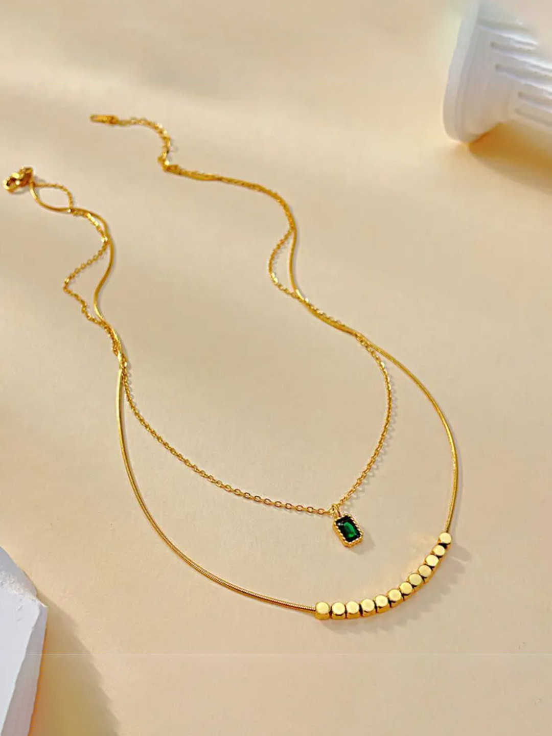 SALTY Emerald Vine Necklace