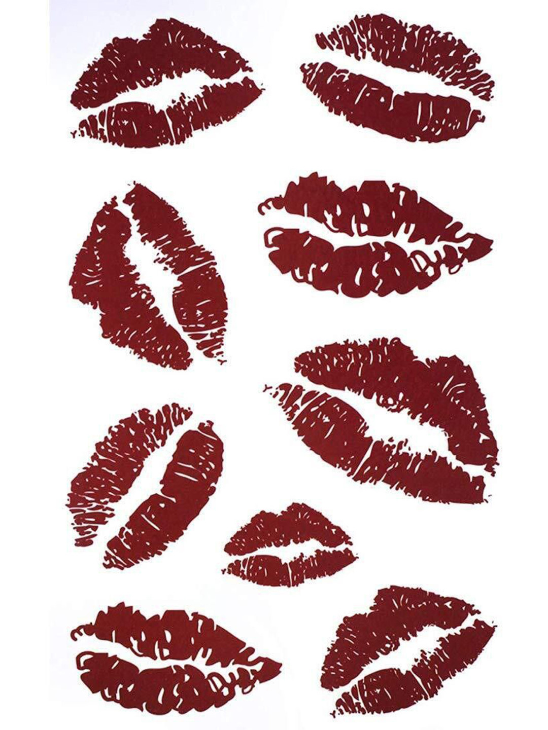 VOORKOMS Lips Temporary Tattoo Sticker