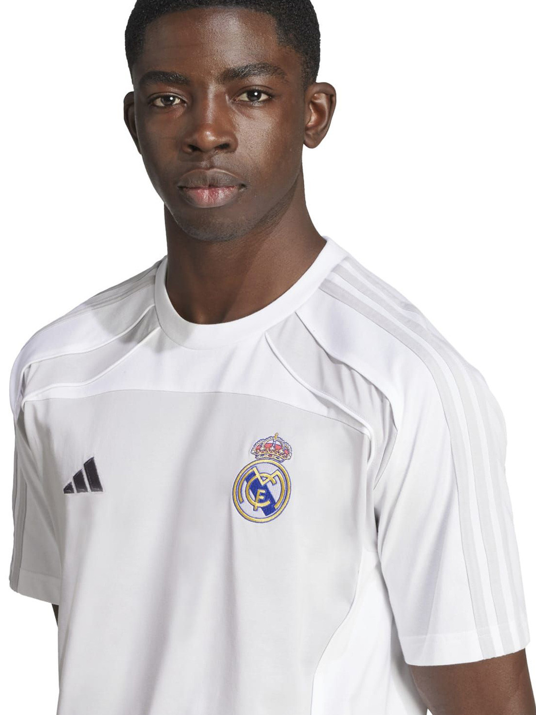 ADIDAS REAL UBP TEE Men Colourblocked Cotton T-shirt