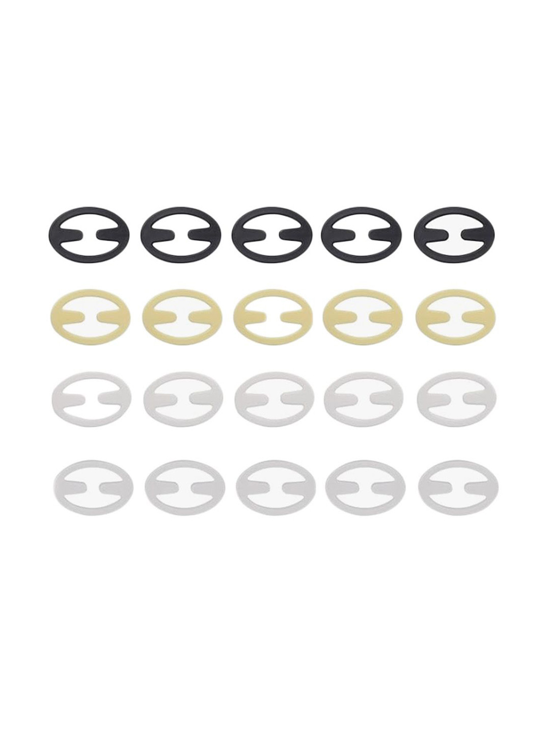 G Heist Women Pack Of 20 Pieces Oval Racer Back Bra Strap Clips