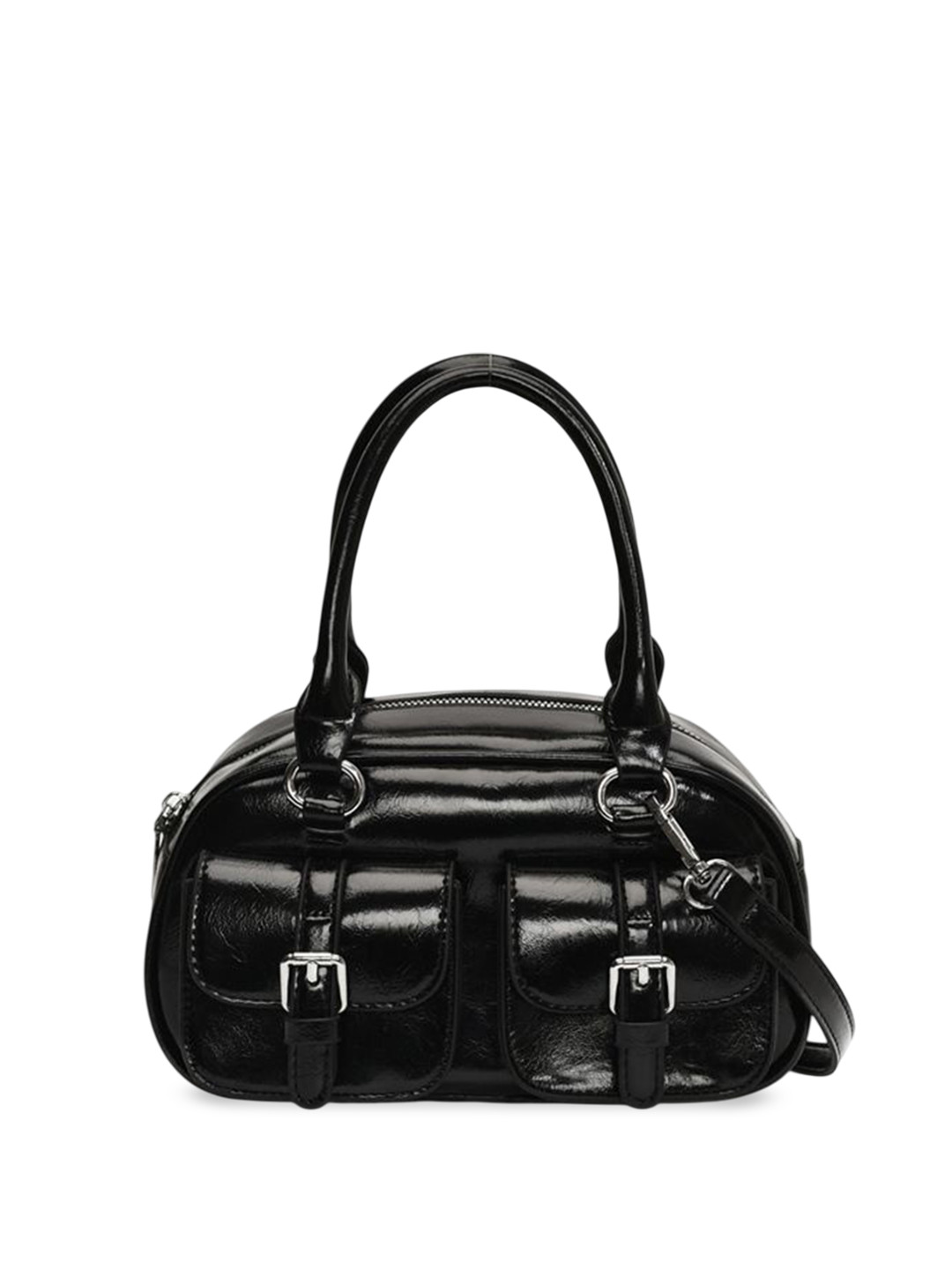 CORSICA Structured Two Handle Tote Bag With Non-Detachable Sling Strap