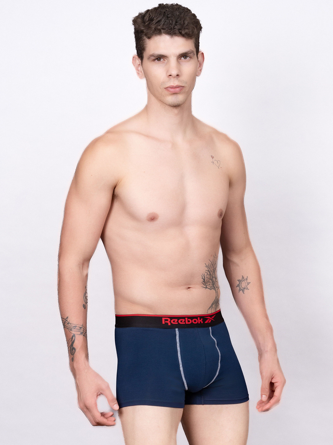 Reebok Men Low-Rise Short Trunk LJSTRK01-VNVY