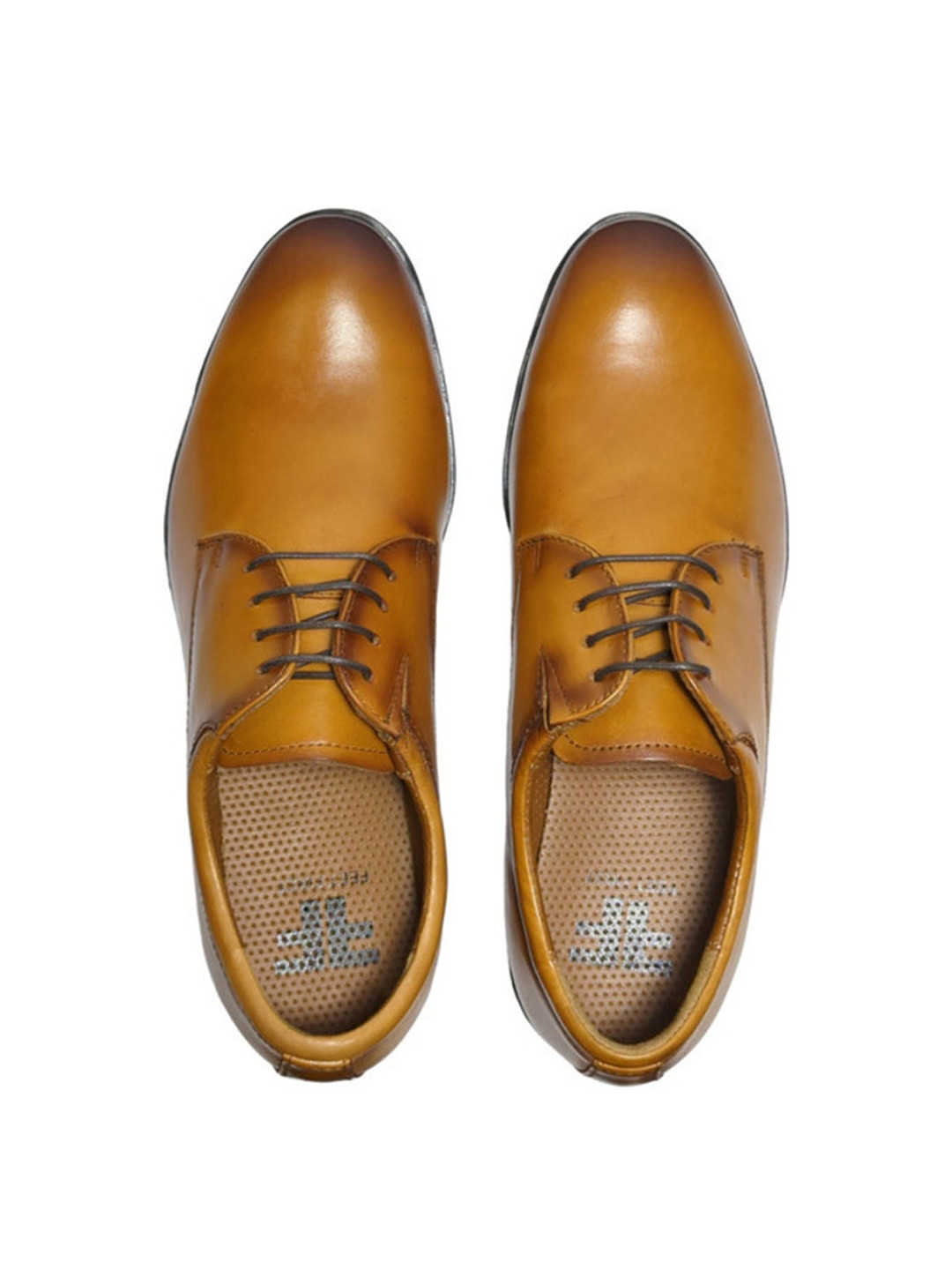 FEET FIRST Men Genuine Leather Office Formal Derby Shoes