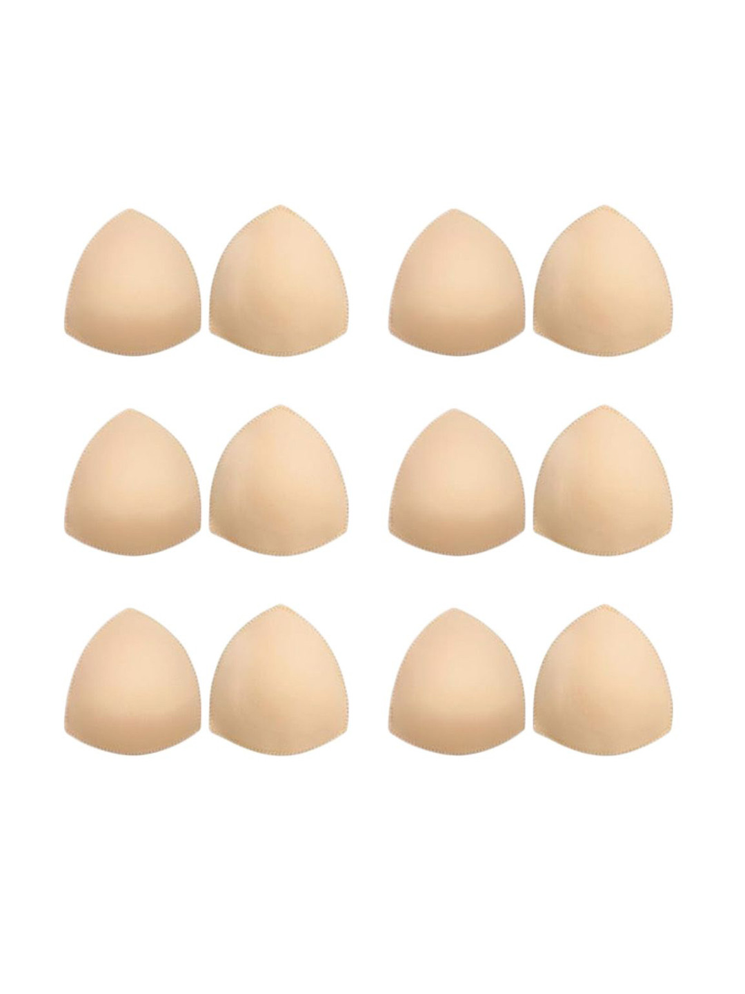 G Heist Women Pack of 6 Triangle Breast Enhancer Insert Bra Pads