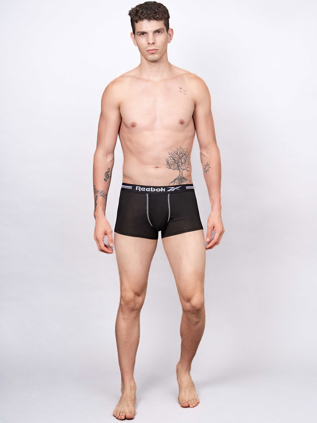 Reebok Men Brand Logo Detail Trunk-MMJLTRK01-BLK