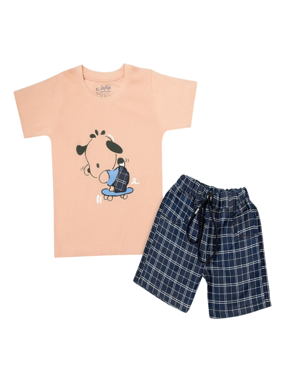 Joy Kids Baby Boy Suit Set  Cotton Top & Denim Pants