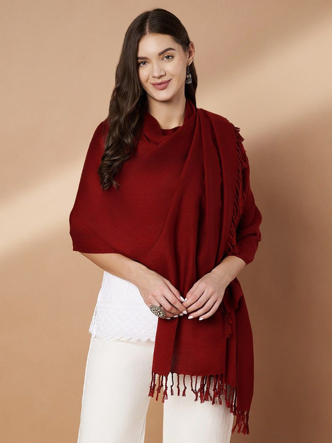 Zamour Women Tasselled Stole