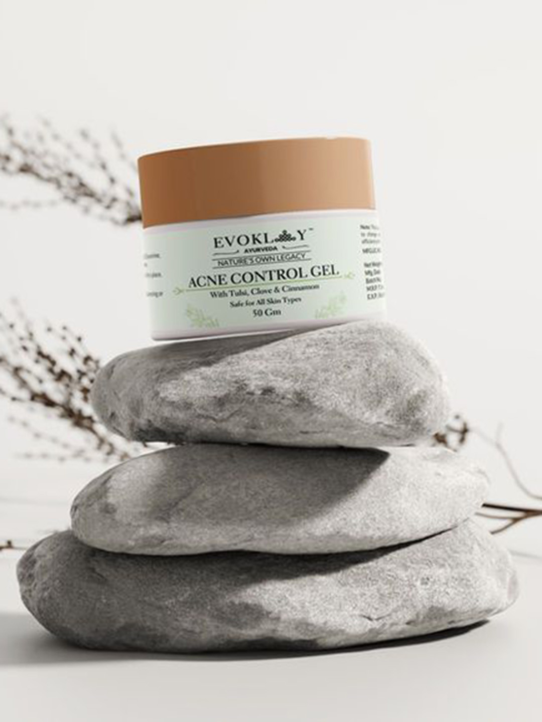 EVOKLAY Acne Control Gel With Tulsi - 50 g
