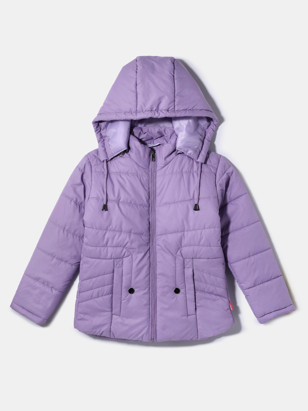 Nauti Nati Girls Solid Lightweight Padded Casual Jacket