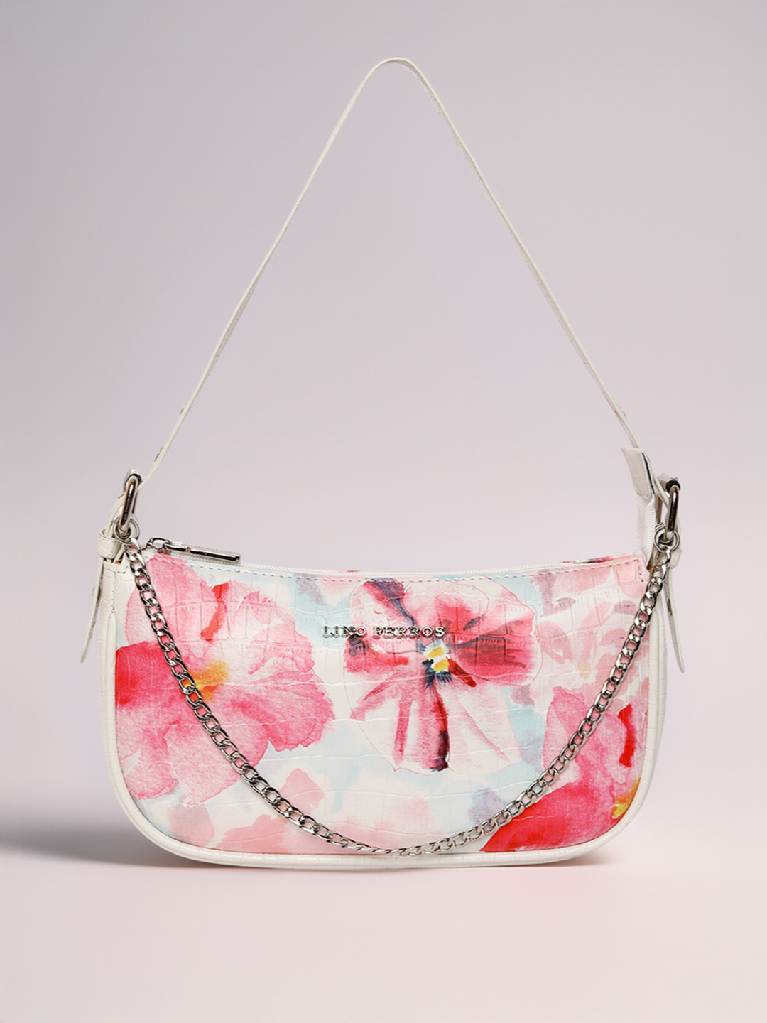 Lino Perros Multicoloured Floral Print Baguette Bag