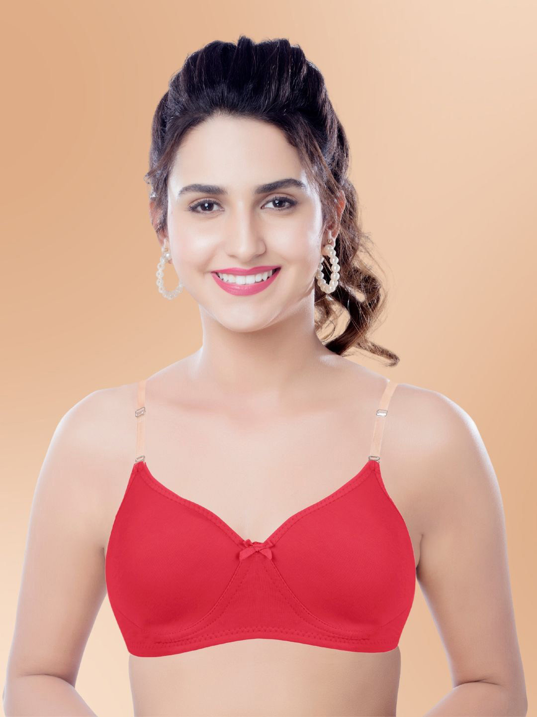 BRIDA LADIES INNERWEAR Cotton Lightly Padded Underwired Medium Coverage Bra