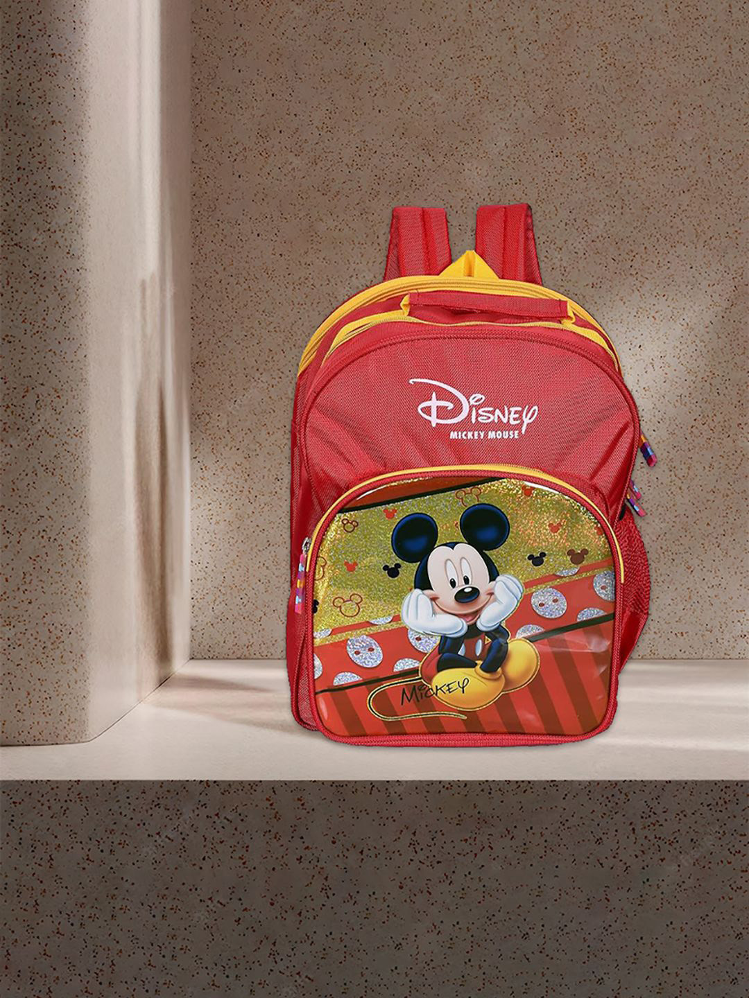 YK Kids Disney Mickey Printed School Backpack