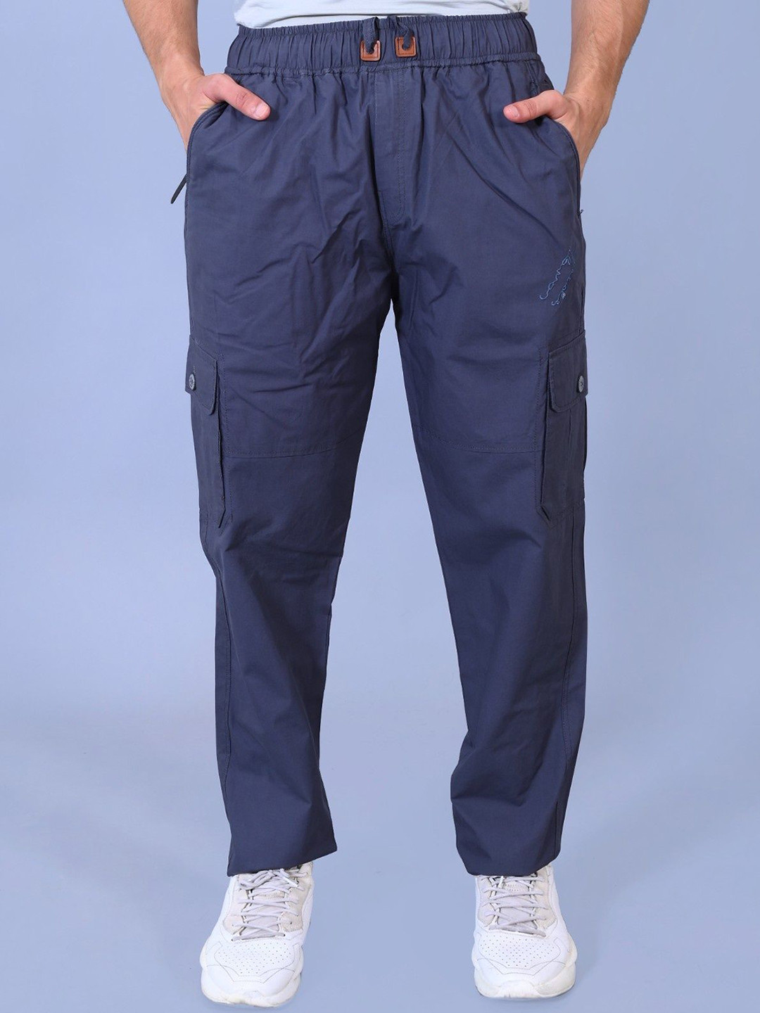 Men's Relaxed Fit Mid-Rise Cargo Trousers