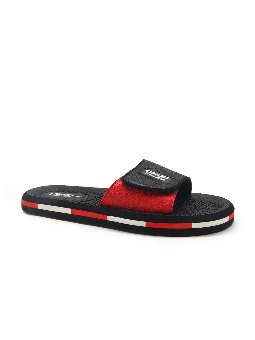 ASIAN Men Colourblocked Ortho Sliders