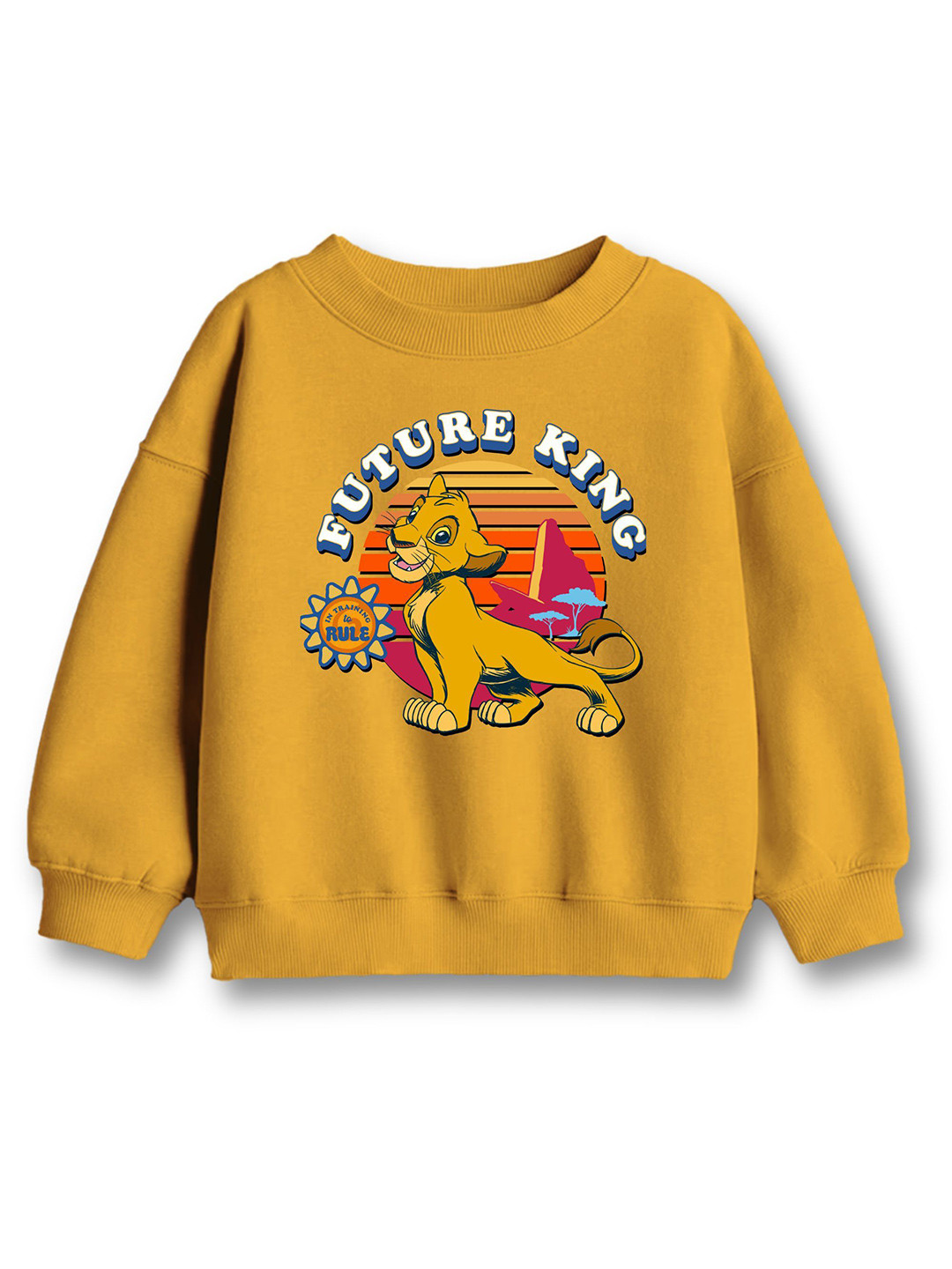 x2o Kids Simba Printed Cotton Sweatshirt