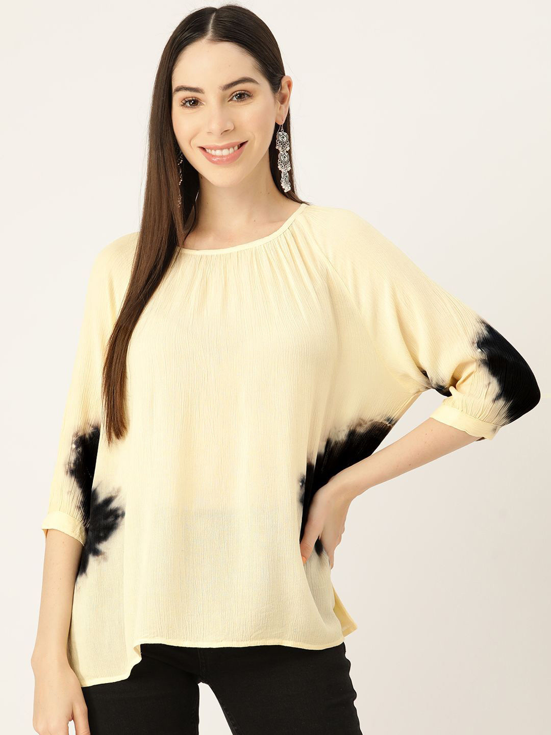 PinkTribe Tie and Dye Dyed Top