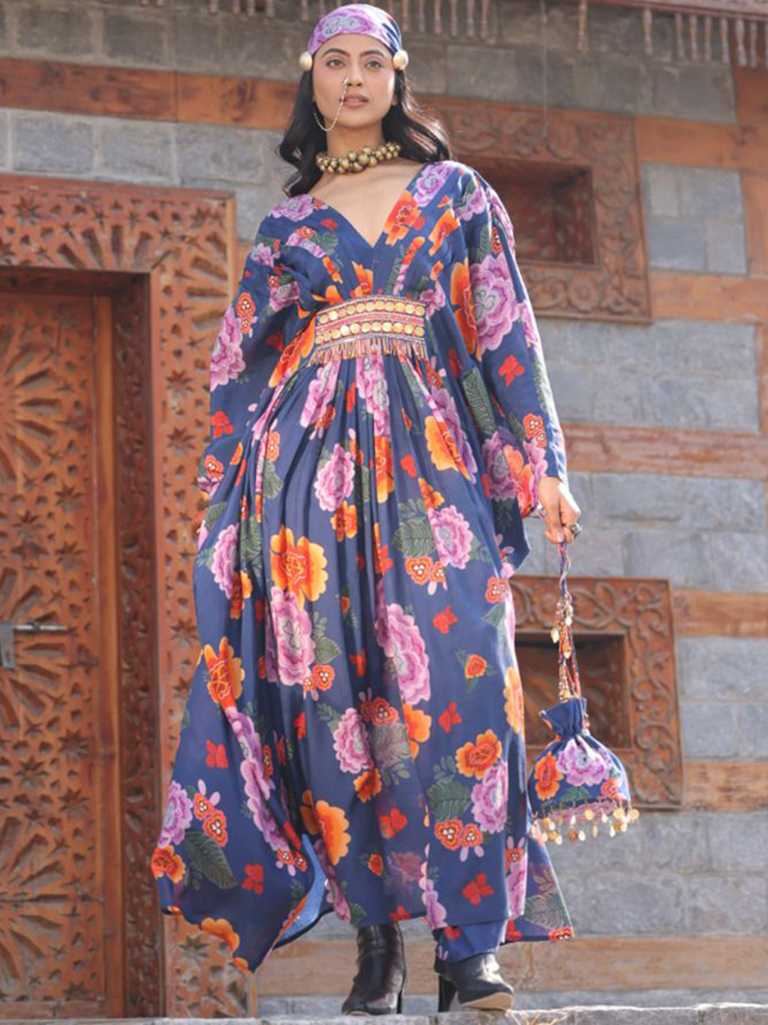 Kahani Lush Women Print A-Line Dress