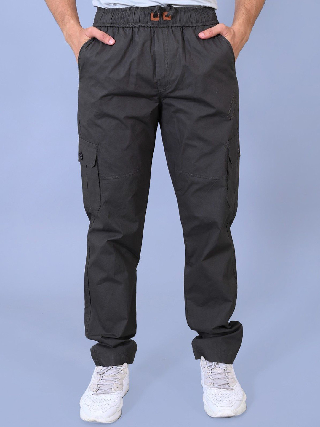 Men's Relaxed Fit Mid-Rise Cargo Trousers