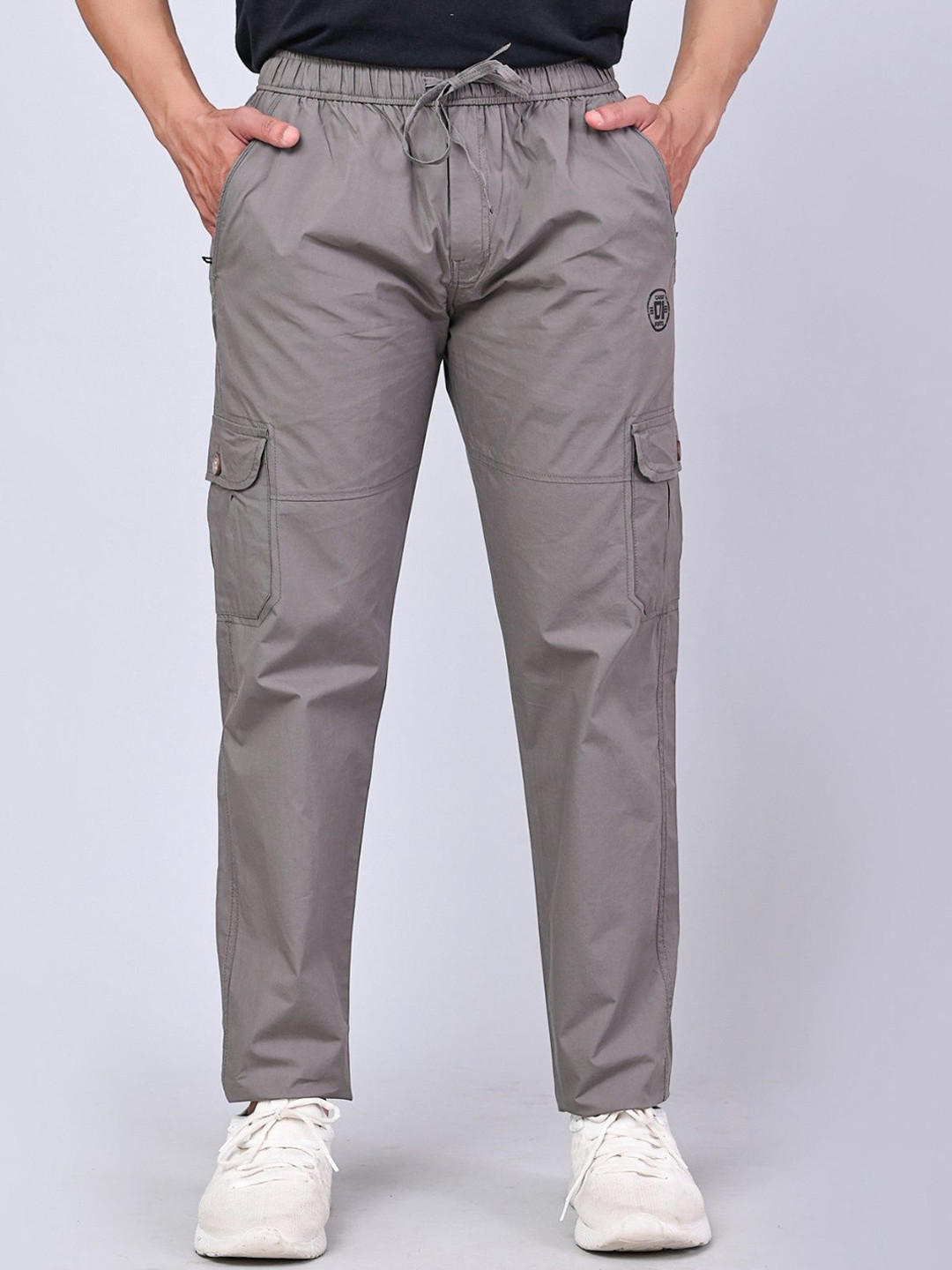 Cargo Sports Men Relaxed Fit Cotton Flat-Front Cargo