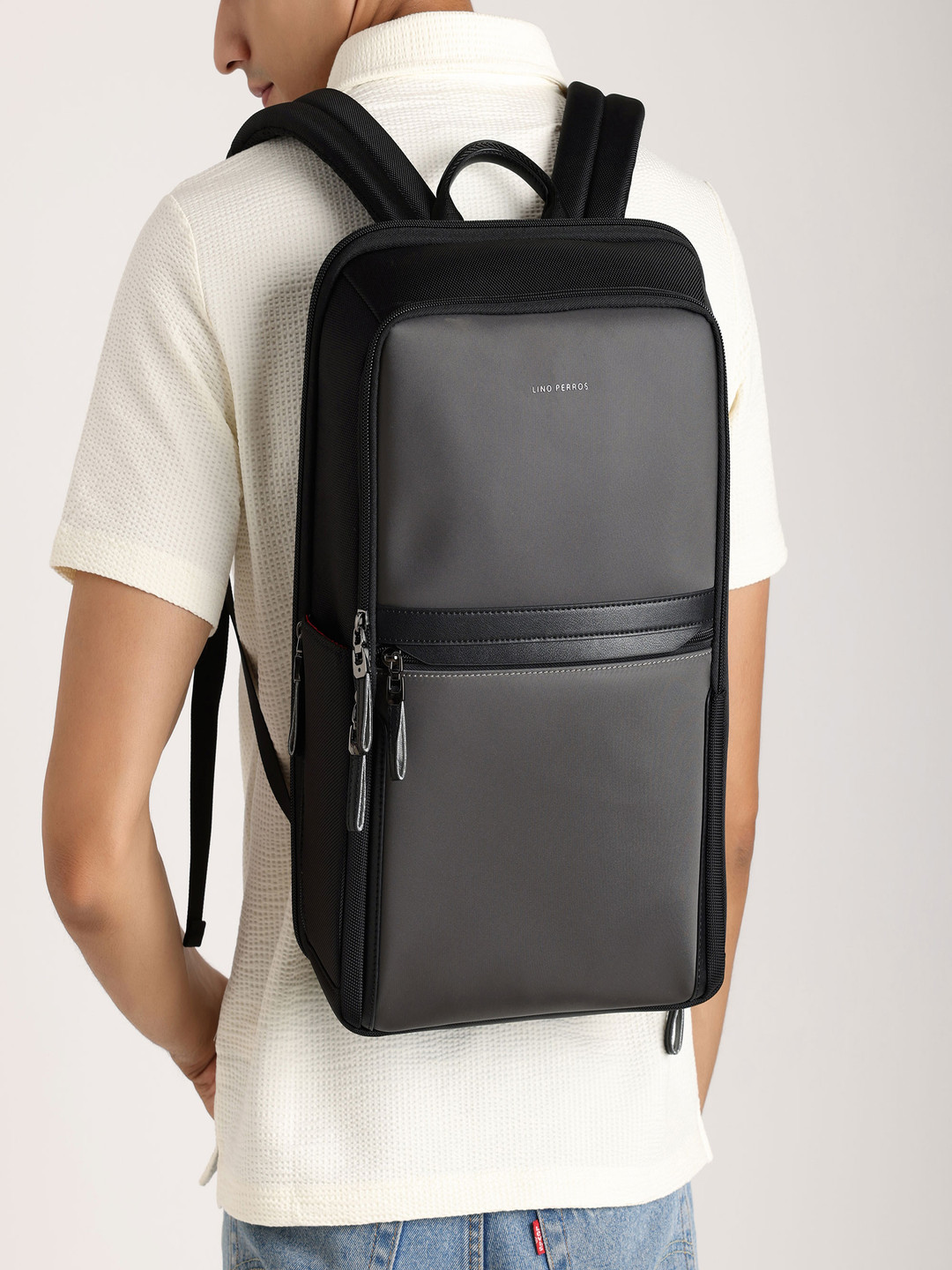 Lino Perros Unisex Harvard Grey Premium Daily Backpack