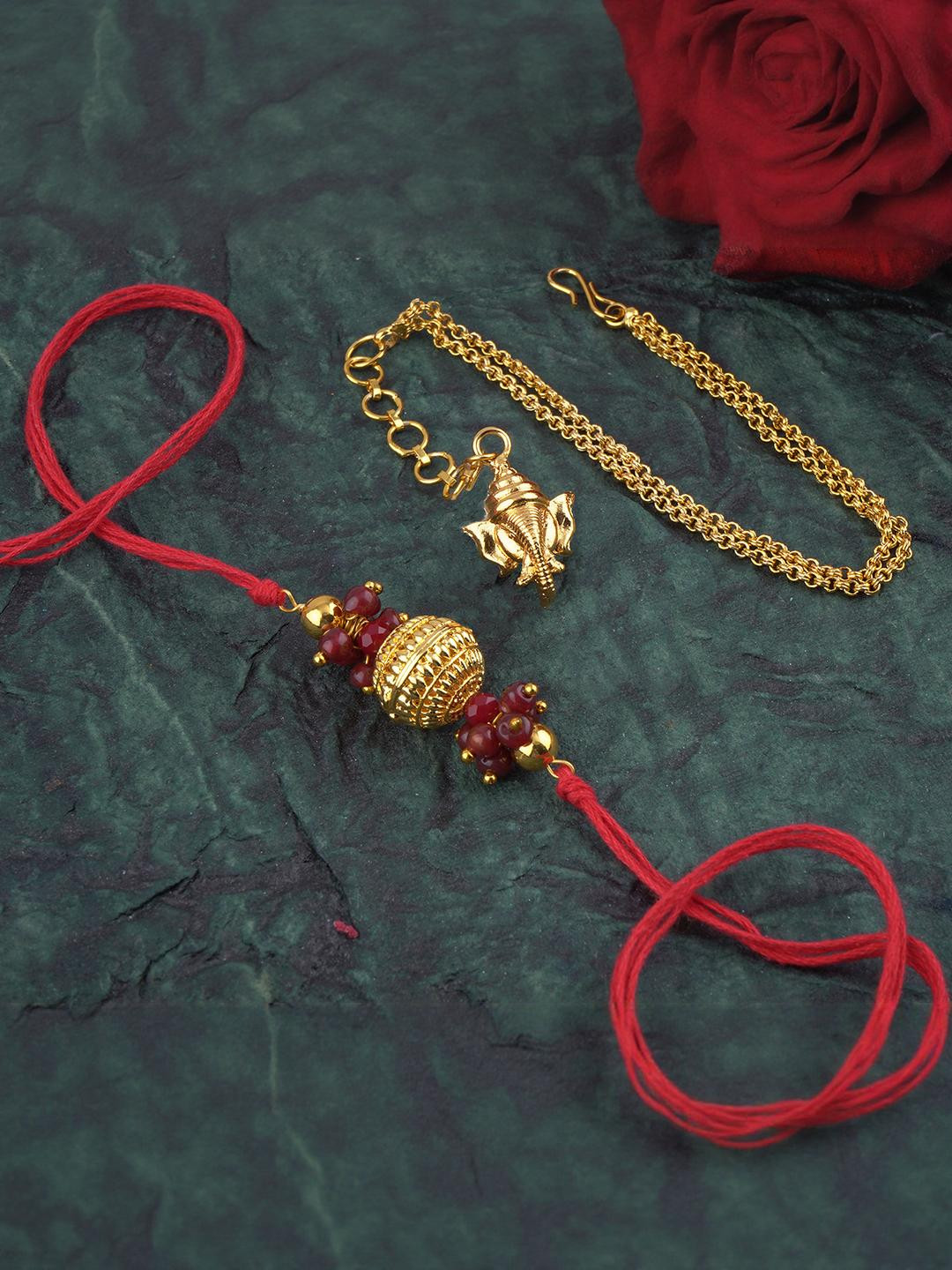 JFL - JEWELLERY FOR LESS Gold-Plated Brass Bracelet