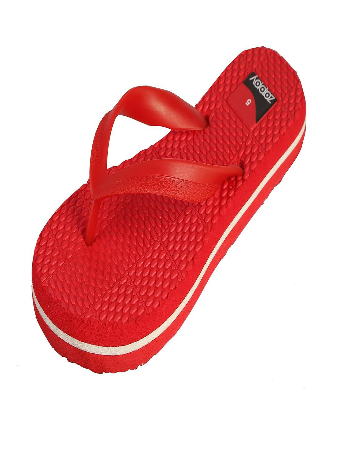 ZAPPY Women Rubber Flip Flops
