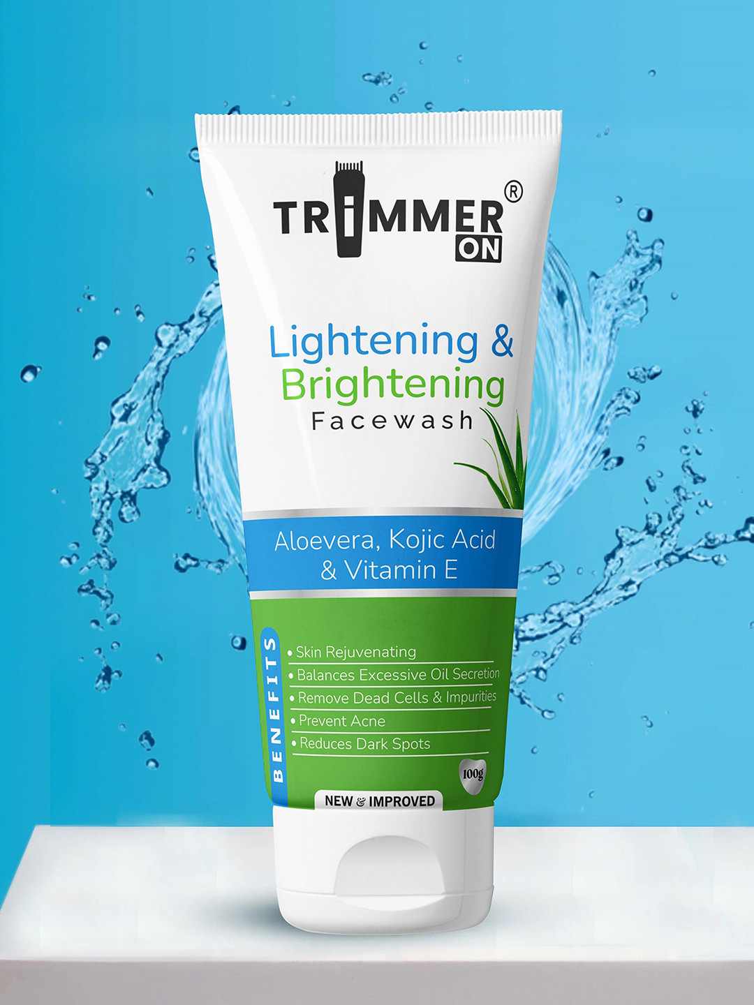 Trimmer on Lightening & Brightening Face Wash With Aloe Vera & Vitamin E - 100 g