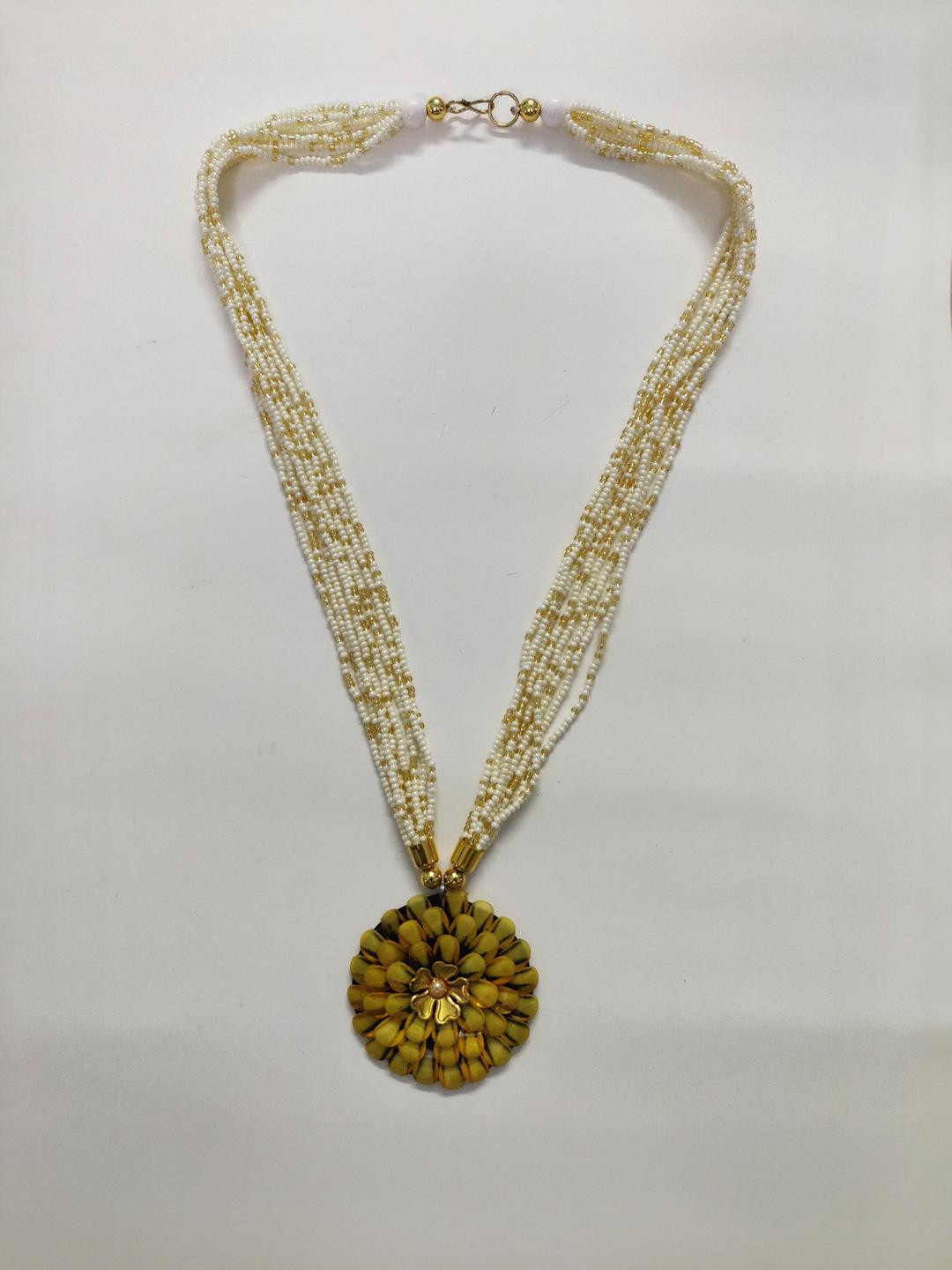 Grace Collections Brass Gold-Plated Necklace
