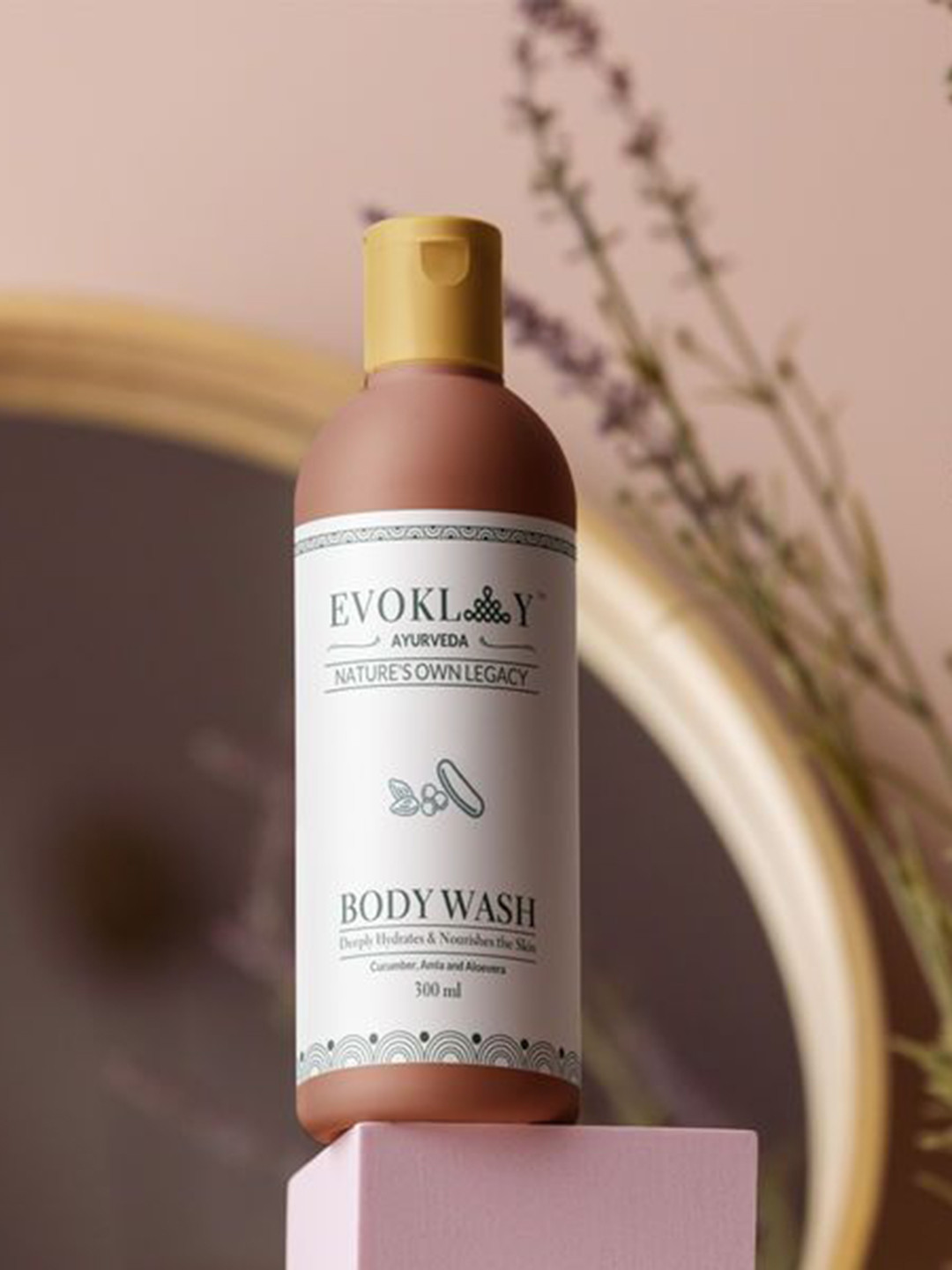 EVOKLAY Cucumber Body Wash- 300 ml