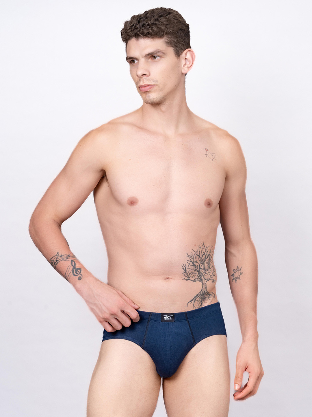 Reebok Men Mid-Rise Seamless Basic Briefs