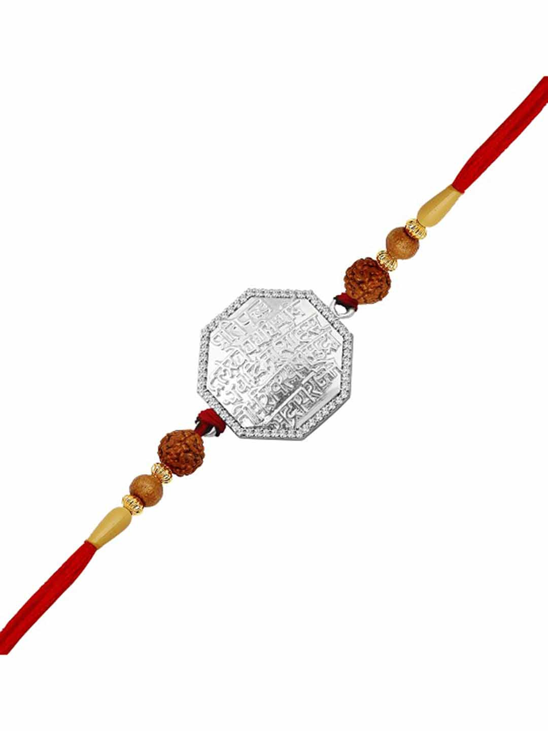 VIVASTRI Multistrand Rudhraksha Rakhi