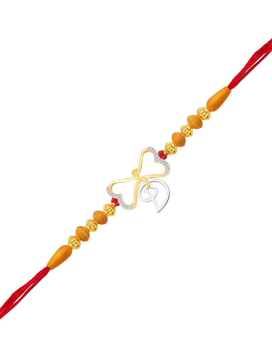 VIVASTRI Multistrand Letter D Rakhi