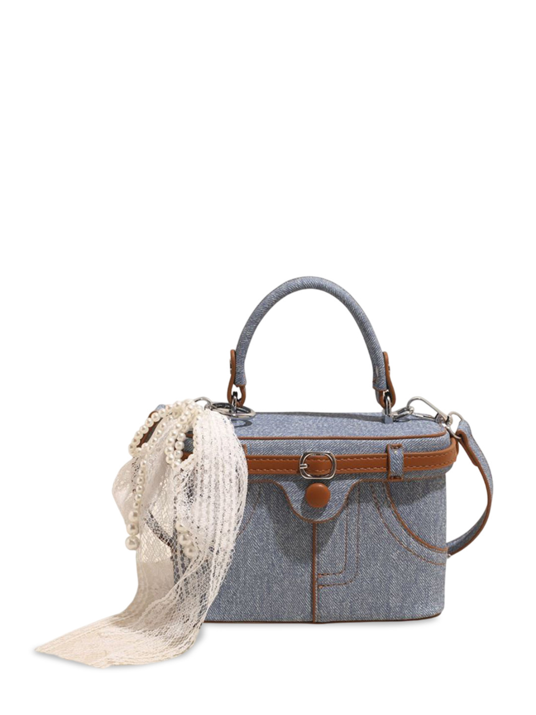 CORSICA Colourblocked Structured Water Resistance Handheld Bag