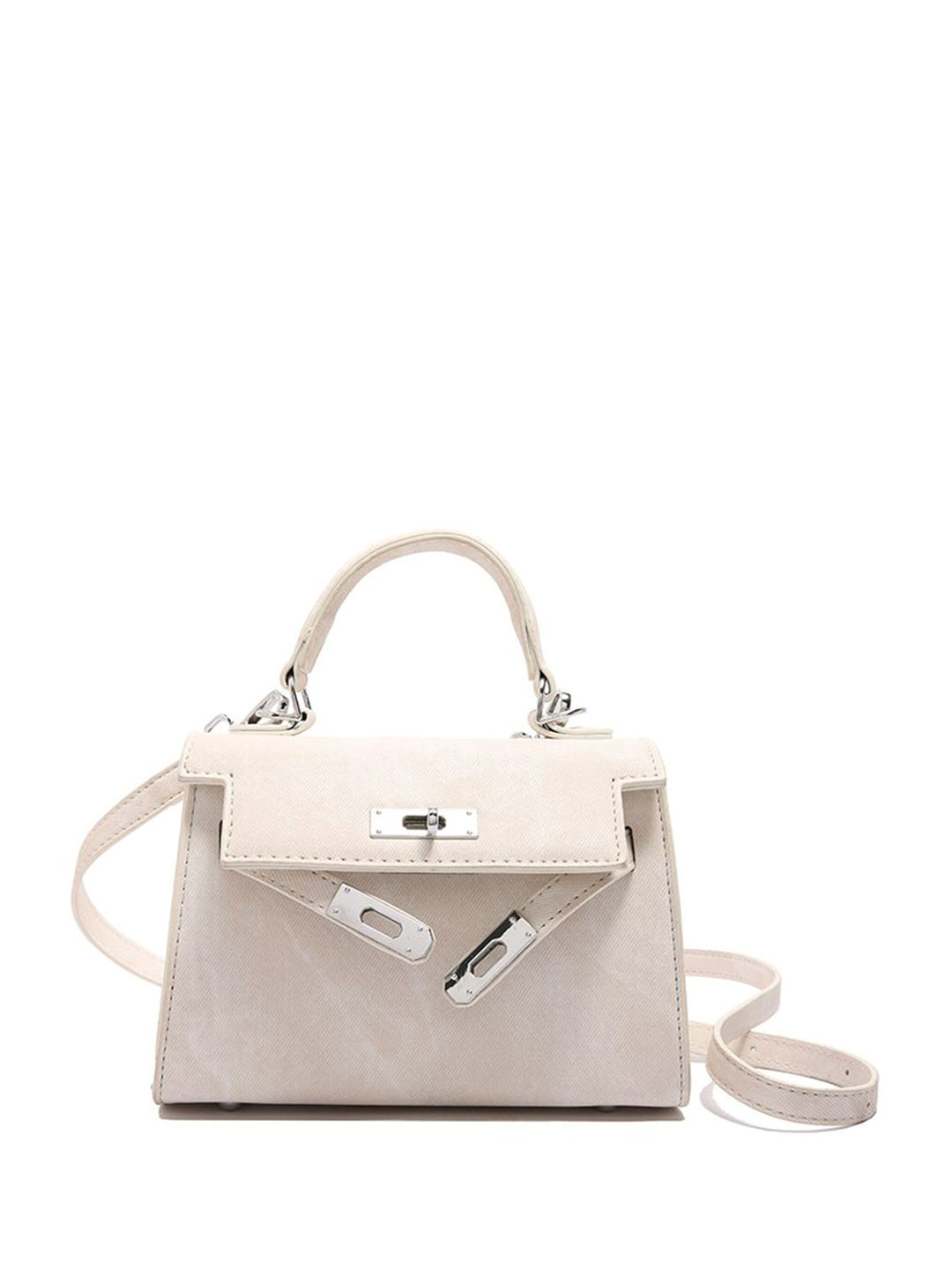 CORSICA Detachable Sling Strap One Handle Structured Handheld Bag