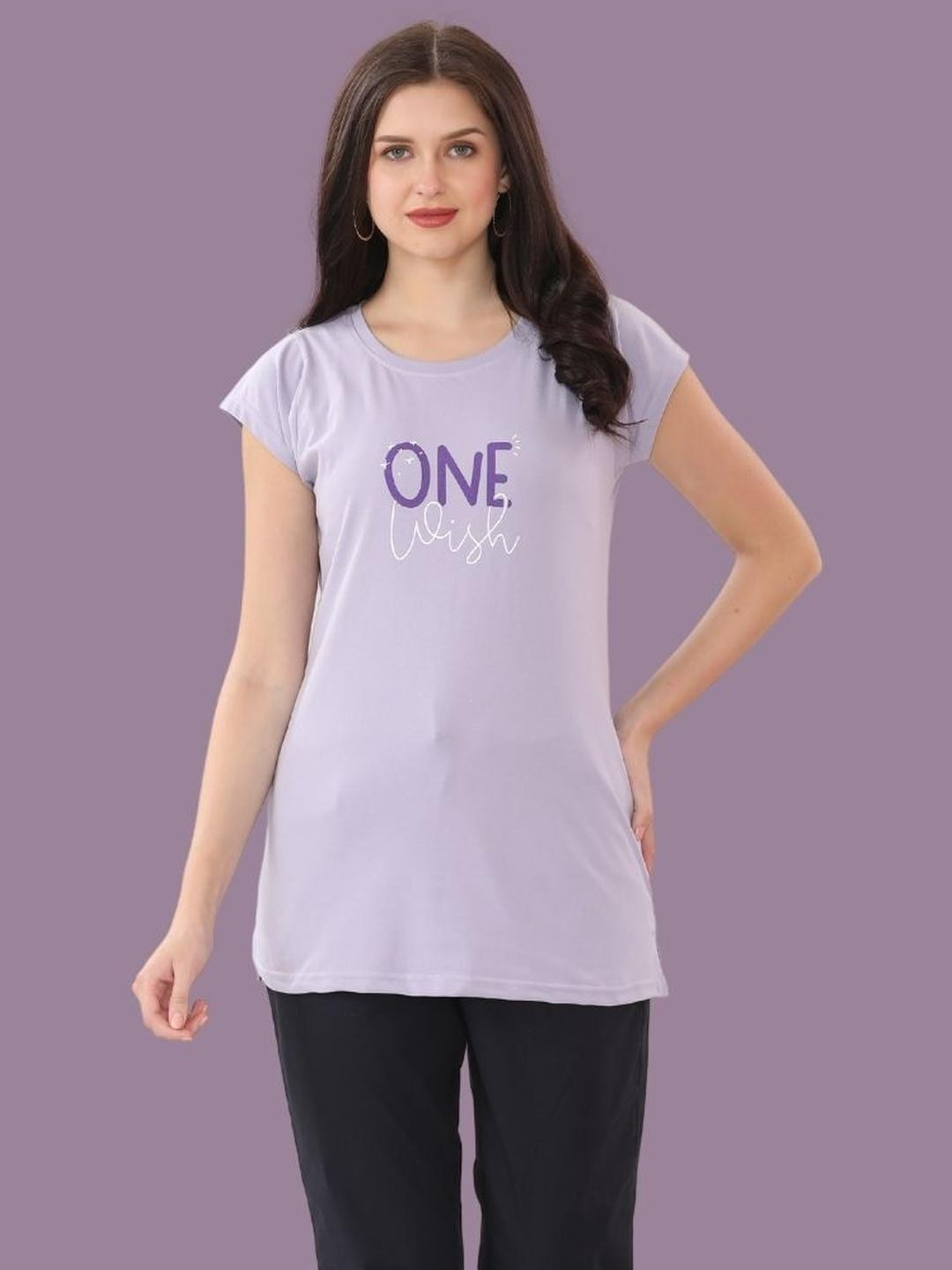 Lango Cotton Long T-Shirt for Women,