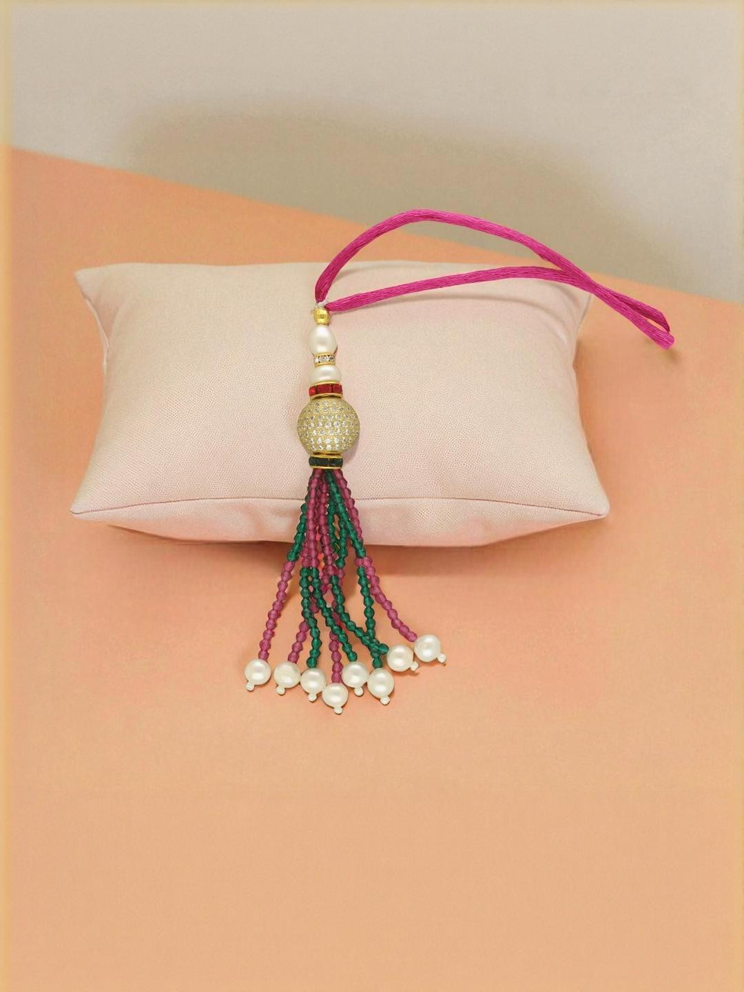 Sri Jagdamba Pearls Dealer Women Imperial Lumba Rakhi