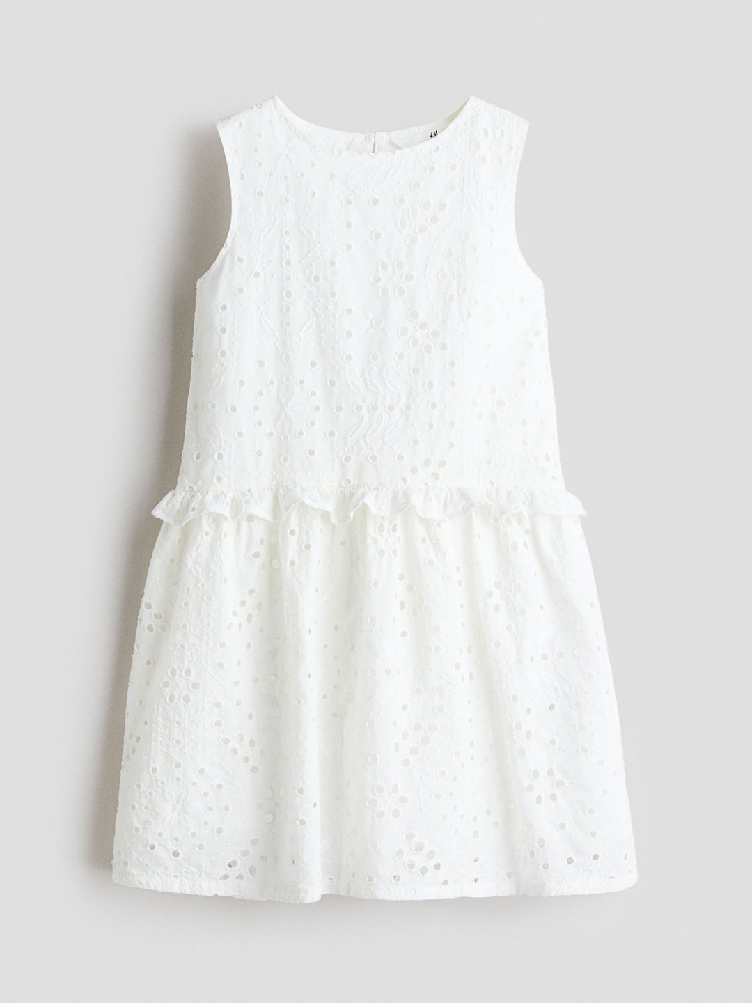 H&M Broderie Anglaise Cotton Dress