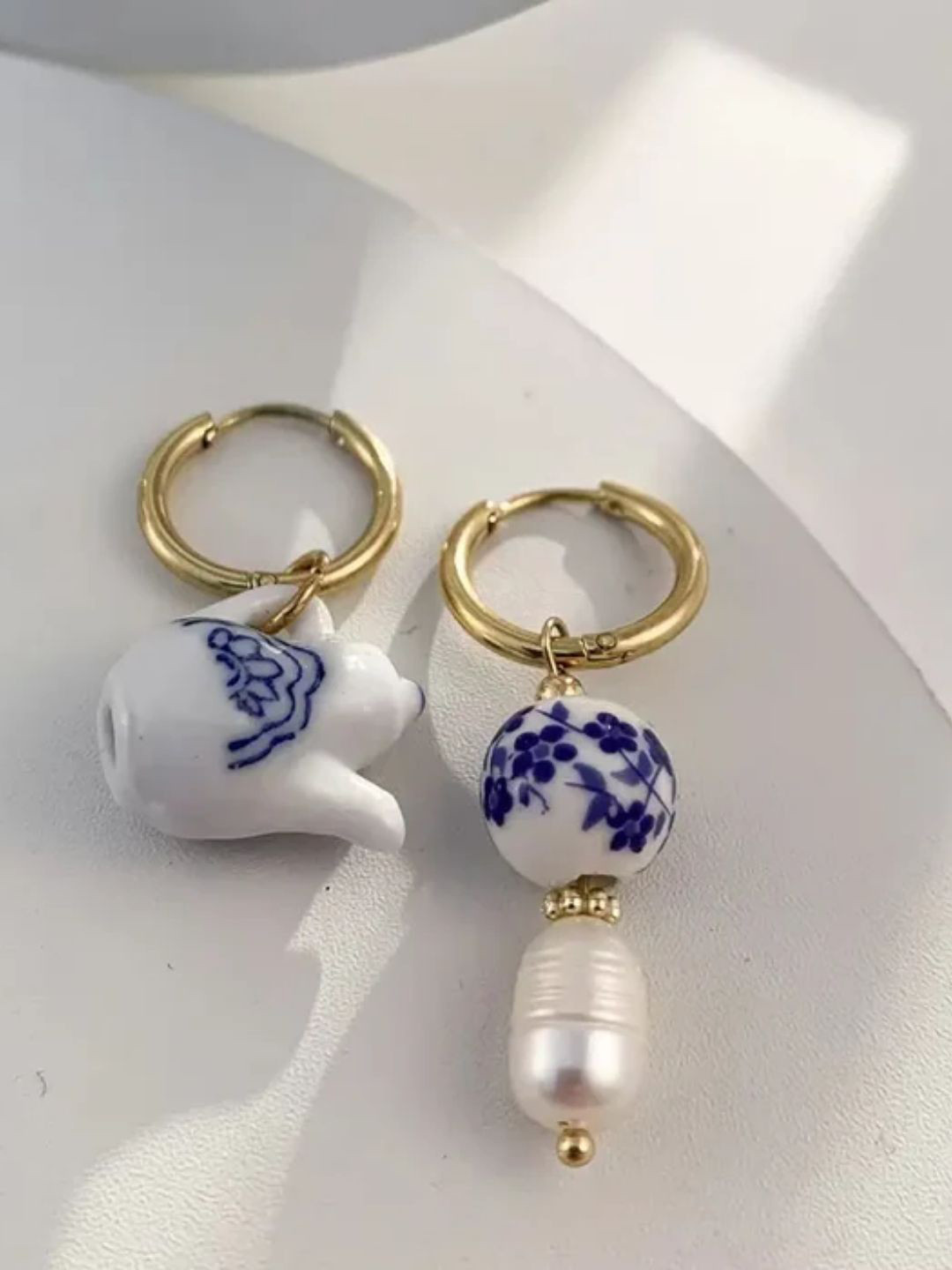 FAB COUTURE Teapot Contemporary Studs Earrings