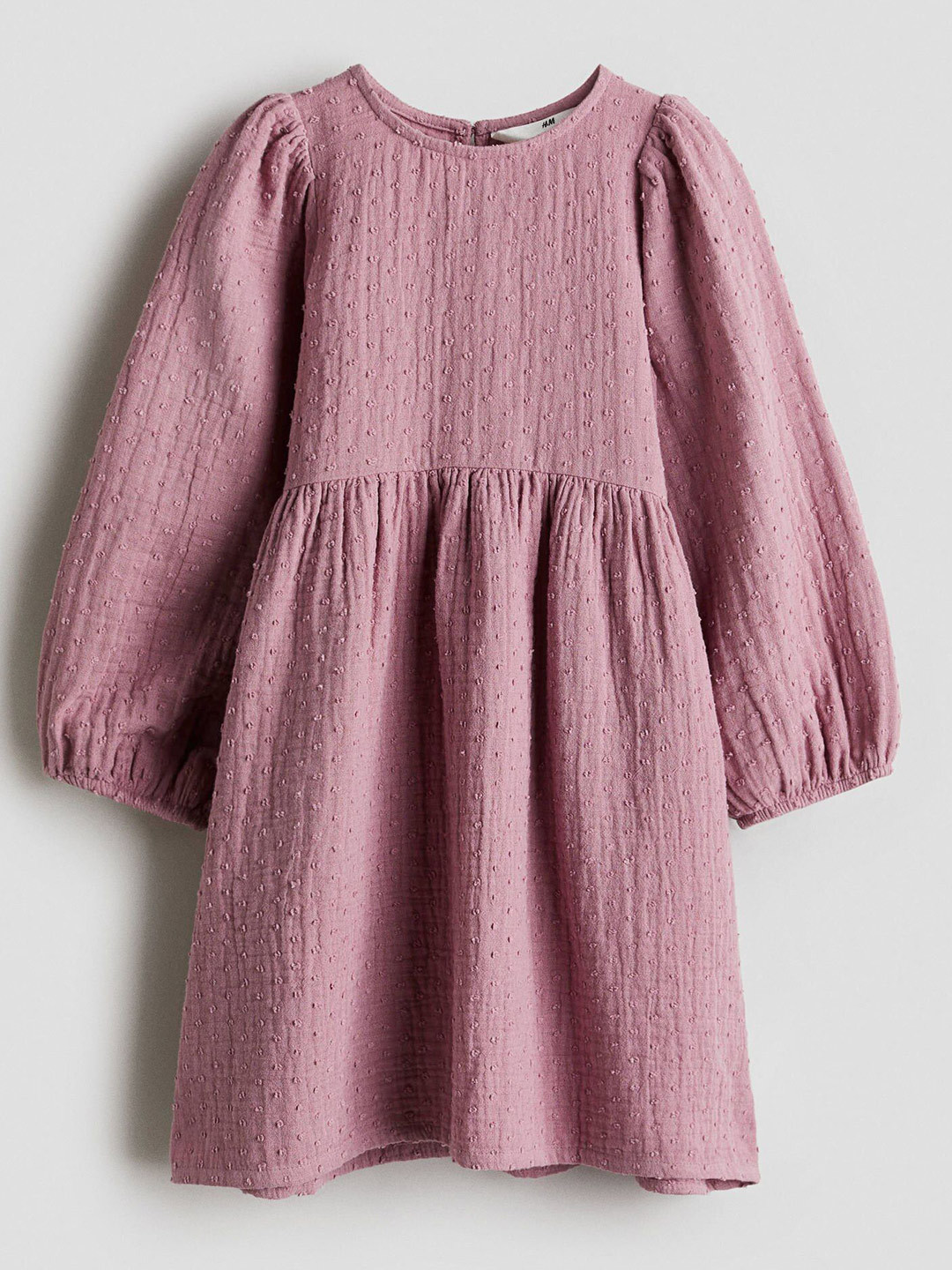 H&M Girls Cotton Muslin Dress