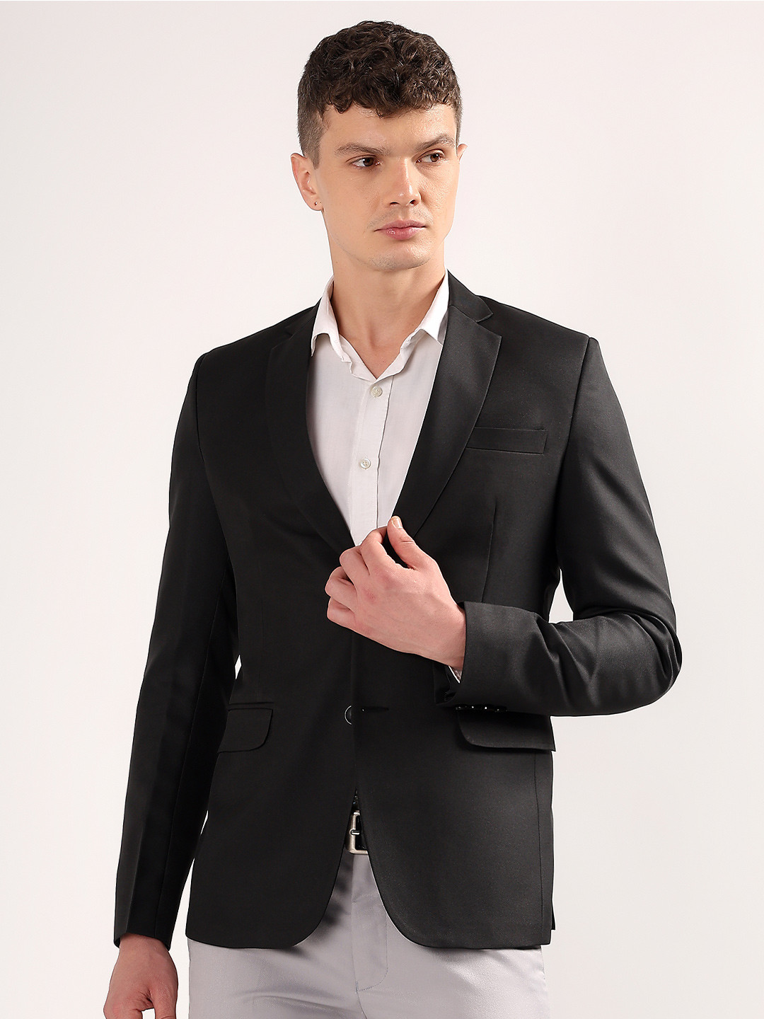 Darelooks Premium Clothing Slim-Fit Single Breasted Formal Blazer