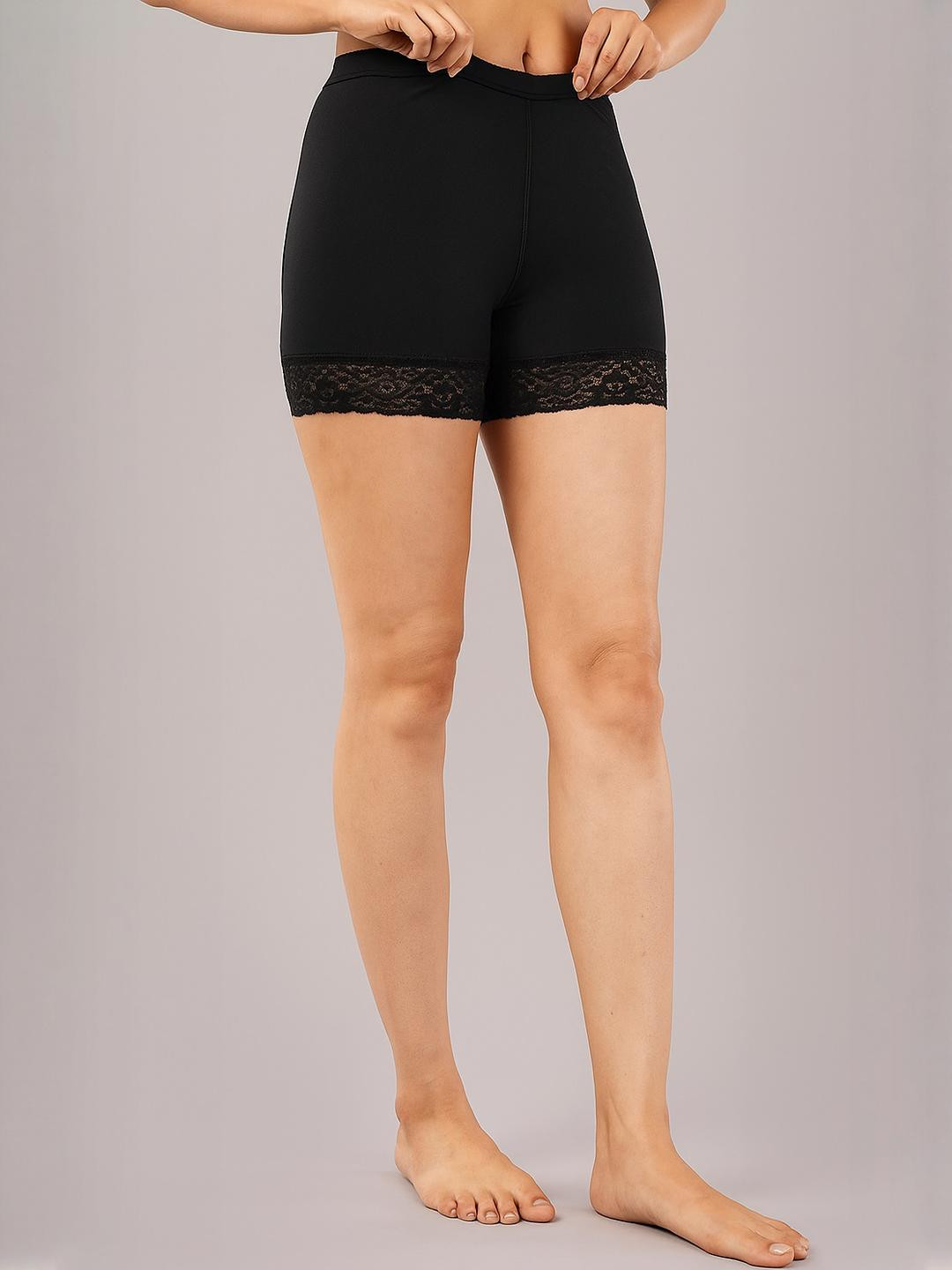 HSR Women Black Tummy Control Butt Lifter Panties Padded Seamless Shapewear