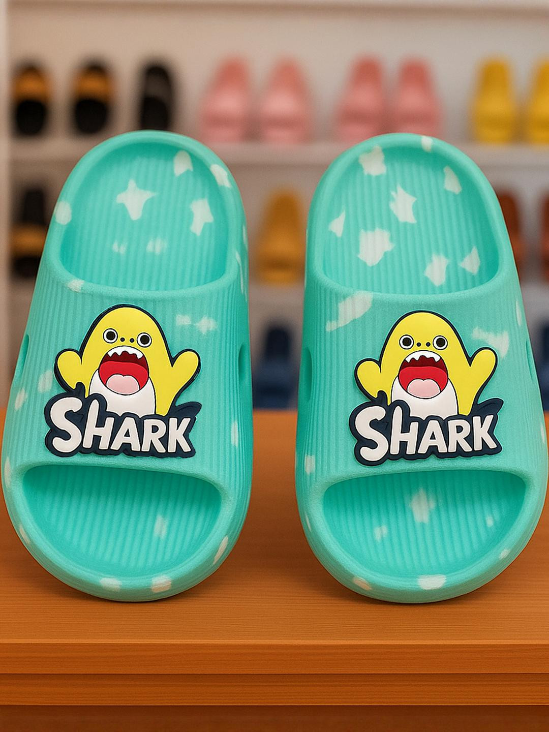 ONFEET Kids Indoor Outdoor Shark Eva Slip On Clogs