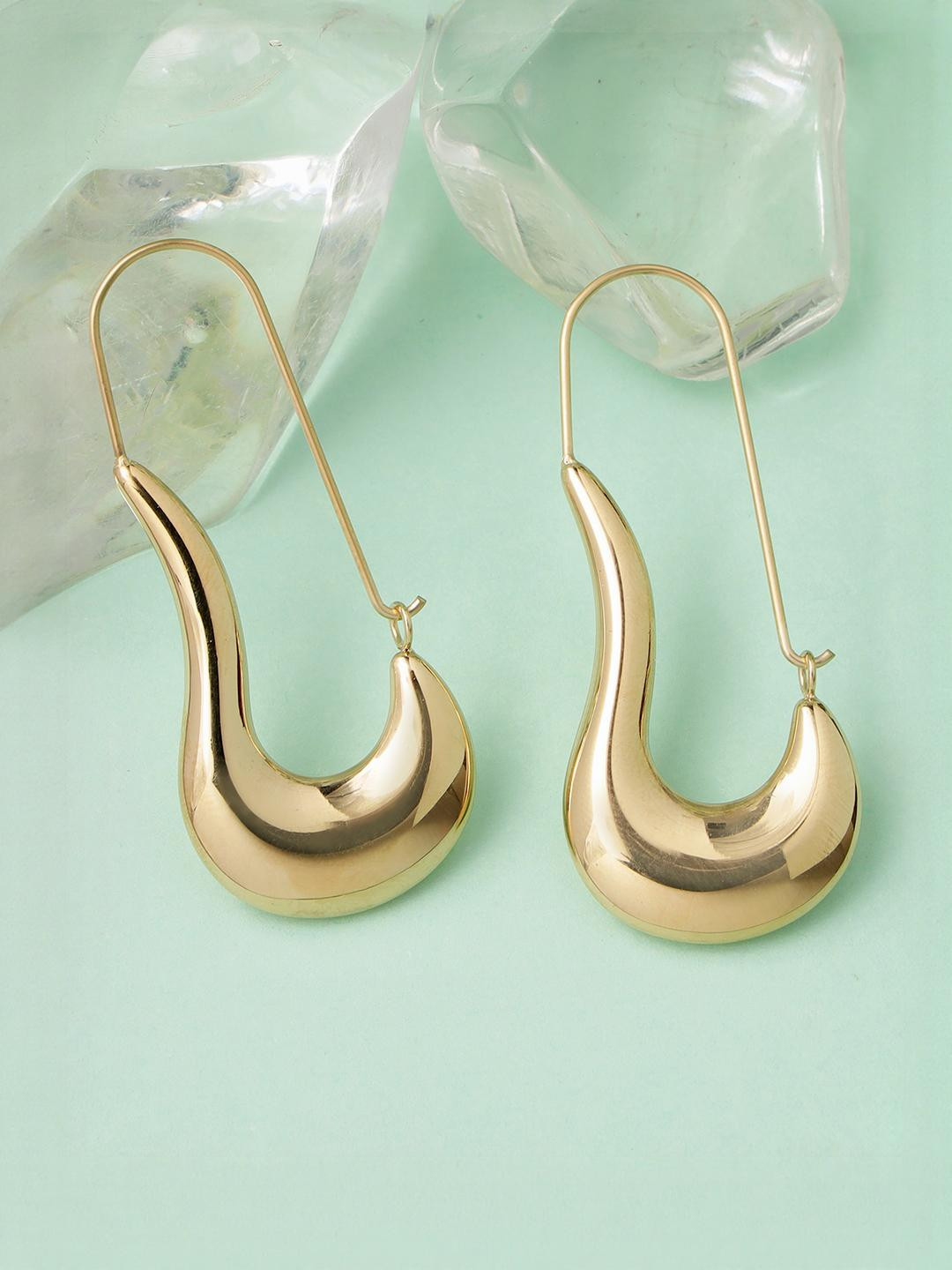 Ashnera Women Silver-Plated Stainless Steel Ear Cuff