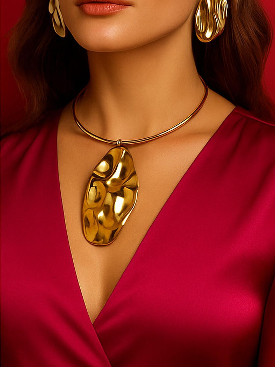 ISHTAARA Korean Women Gold plated Jewellery Set