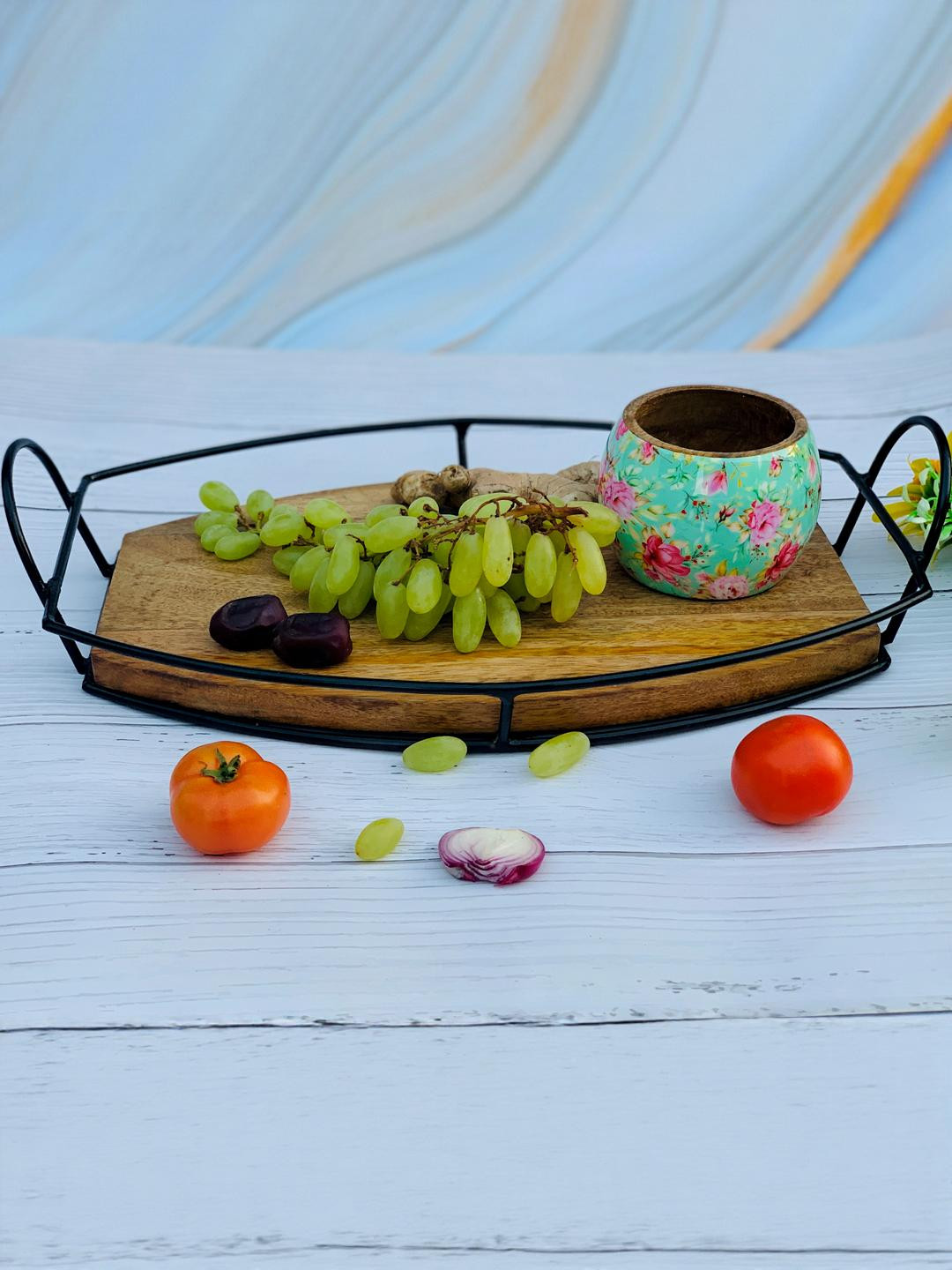 Daisy craft Wooden Serving Tray