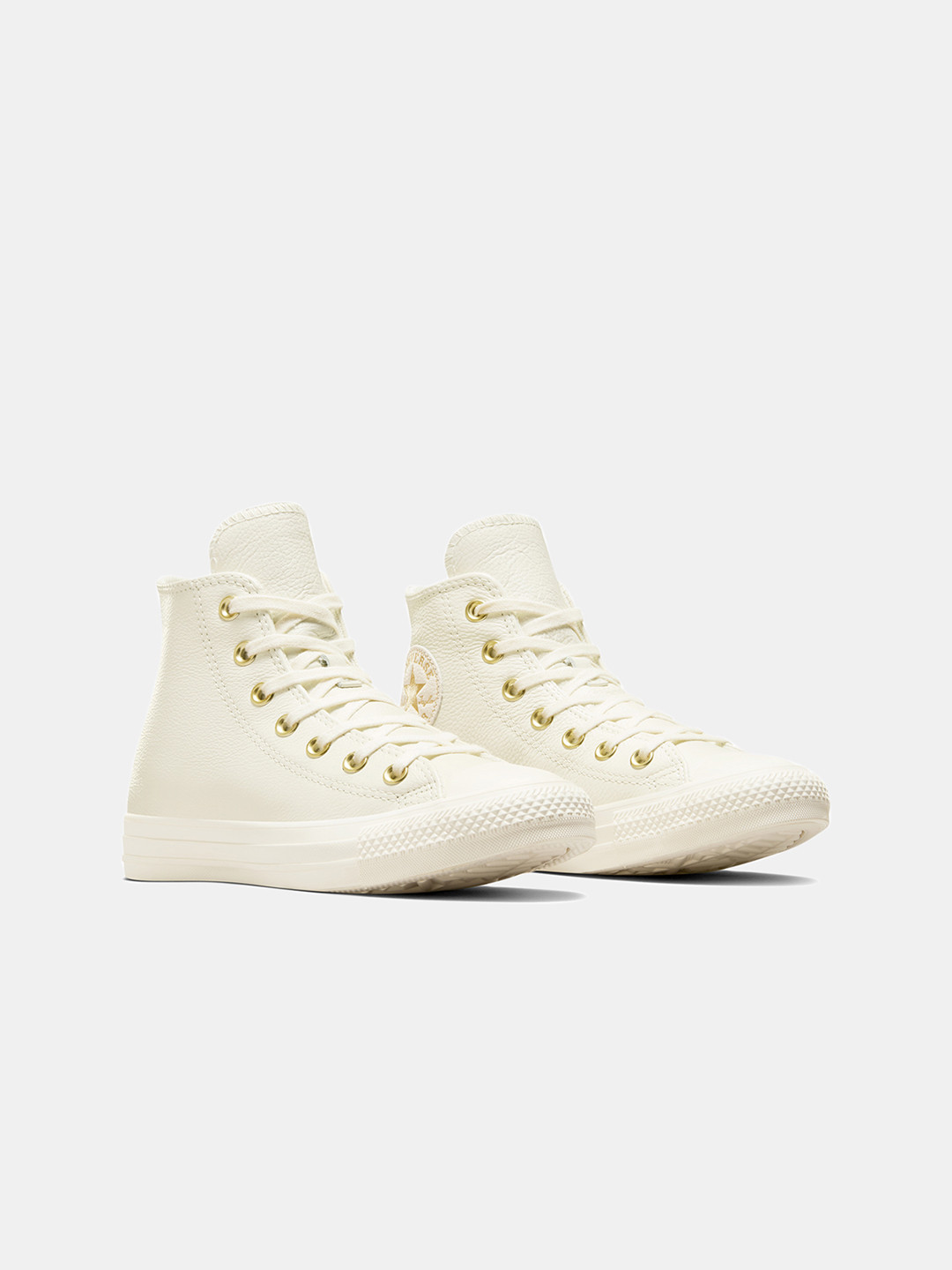 Converse Women Chuck Taylor All Star Gold Leather High Top Sneaker